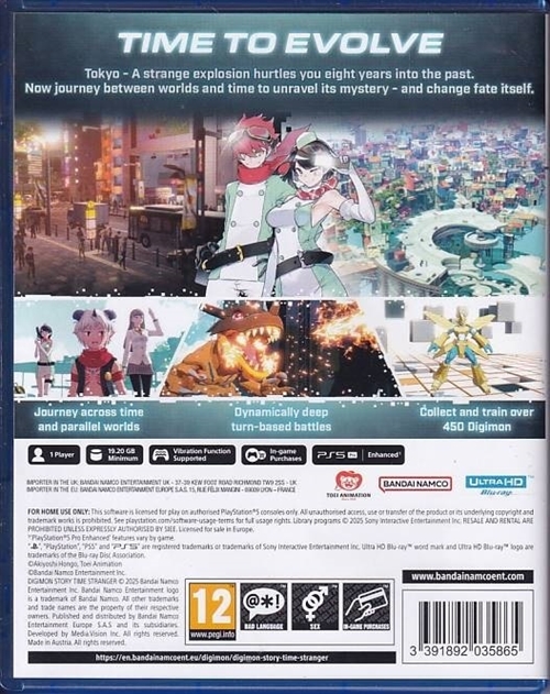 Digimon Story Time Stranger - PS5 (A Grade) (Genbrug)